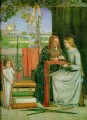 La Infancia de la Virgen Cofradía Prerrafaelita Dante Gabriel Rossetti